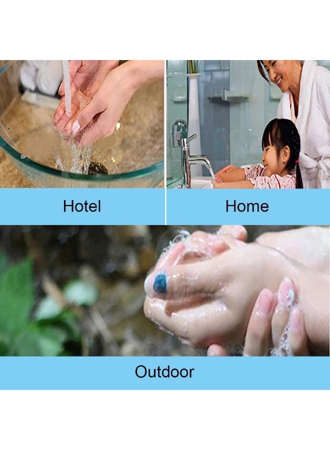 🧼صابون ورق معطرة على شكل ورد صغيرة الحجم، تذوب مع المياه وتقوم بالتنظيف 🌸 عبوة من 3